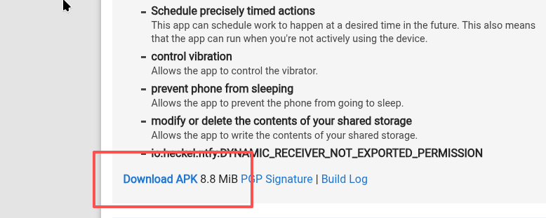 F-Droid 下载参考图